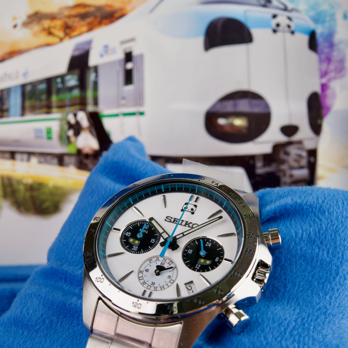 Seiko × JR West 5th Anniversary Panda Kuroshio Chronograph Made in