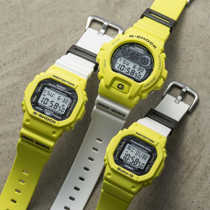 Casio G-shock Lightning Yellow Series for Team G-Shock/Baby-G