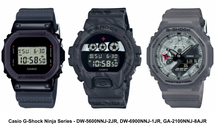 Unleash Your Inner Ninja with the Casio G-Shock Ninja Series! DW