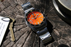 Seiko 5 Sports SBSA265: A Limited Edition TiCTAC Model Inspired by the SKX "Orange Boy" WatchOutz.com