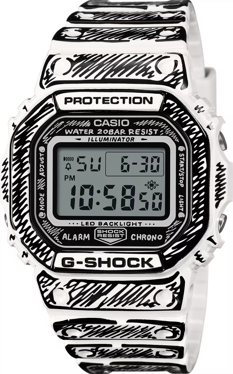 Casio G‑Shock DW‑5600JV‑7 Joshua Vides 2026 Collaboration Model