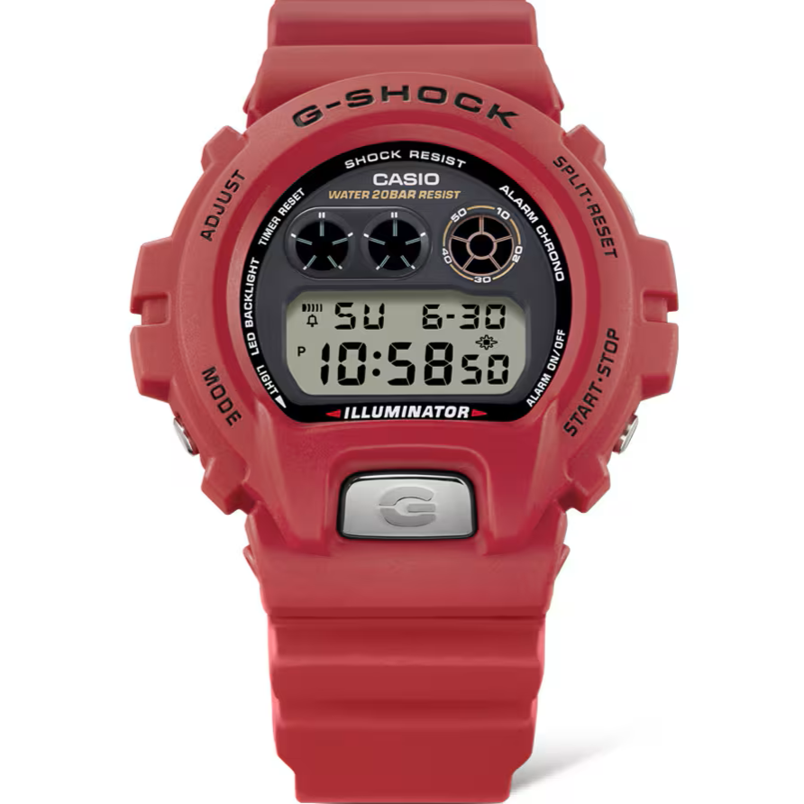 ミュージシャン G-SHOCK - Exhibition G-SHOCK B&#39;z DW-6900 Red CASIO G-SHOCK BZ DW-6900-BZ B'z 30th Year dw-6900 Watch