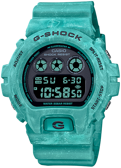 Casio G-Shock 6900 Series Water Surface Lake Blue-Green DW-6900WS 