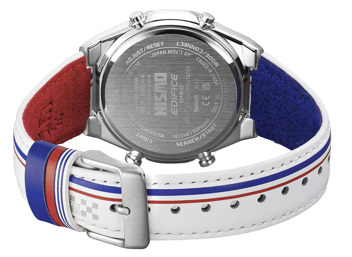 Casio Edifice × NISMO Heritage Edition 2025 ECB-S10NIS-7A