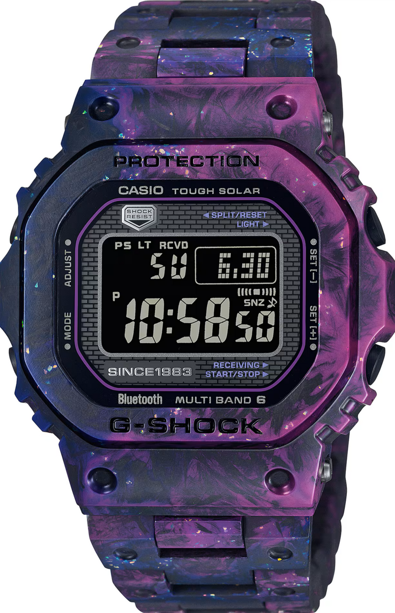 Casio G Shock 40th Anniversary Square Face Forged Carbon GCWB5000UN 6 GCW B5000UN 6 WATCH OUTZ