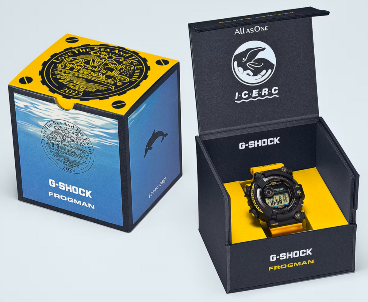 Casio G-Shock Frogman I.C.E.R.C Love the Sea & the Earth GW8200K-9 Casio G-Shock Frogman I.C.E.R.C Love the Sea & the Earth GW8200K-9
