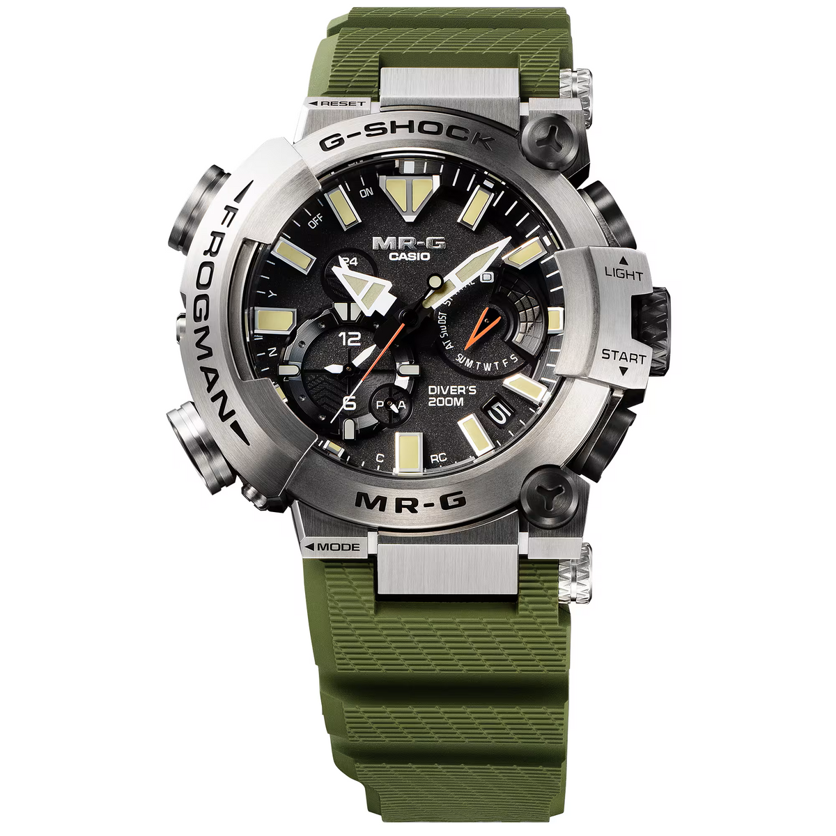 Casio G-Shock MRG Analog Frogman Diver Goliath Frog MRGBF1000RG-3A