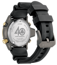 Citizen Promaster Aqualand 40th Anniversary Quartz Diver's 200M Limited Edition JP2008-06E. Available at Watchoutz.com, Hong Kong's top online watch retailer with a physical shop. Enjoy fast, secure international shipping and shop for genuine Japanese watches with over 13 years of exceptional service and reputation. Visit Watch Outz International for your next horology treasure hunt.