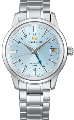 Grand Seiko Elegance Collection Caliber 9S 25th Anniversary Limited Edition Automatic GMT Clear Blue Sky SBGM253 SBGM253G www.watchoutz.com