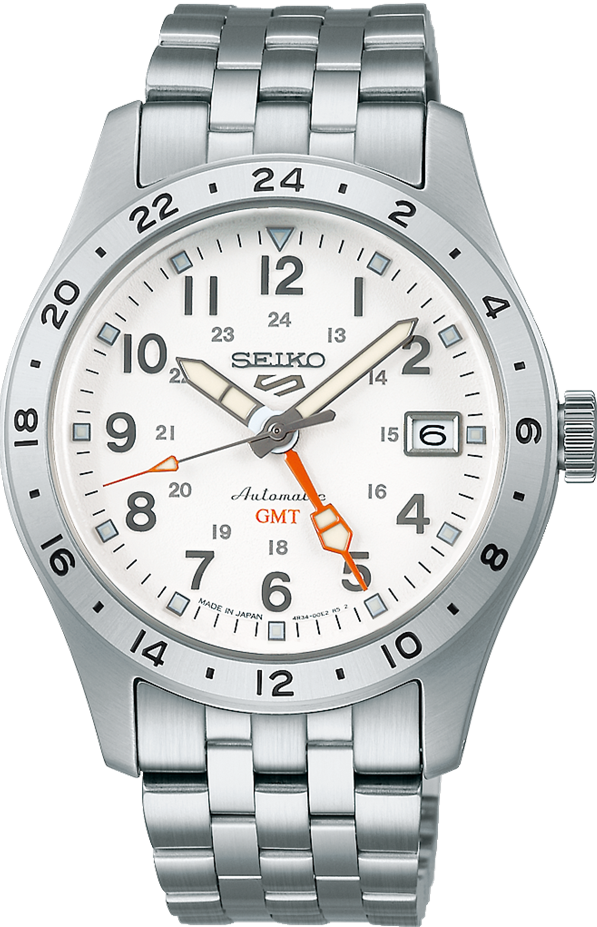 Seiko 5 Sports Mechanical Automatic with Rotating Bezel Original Movement Vintage Classic – 17 Jewels Refurbished watch main image 0