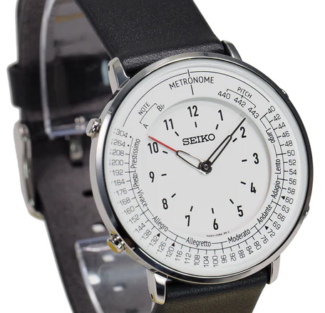Seiko Metronome Watch SMW006A – Monotone White Dial | WatchOutz