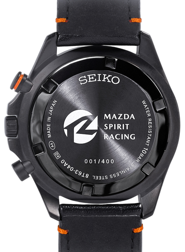 Seiko Mazda Spirit Racing Silver Limited Edition Chronograph Seiko Mazda Spirit Racing Silver Limited Edition Chronograph
