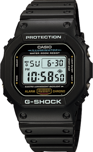 Casio G-Shock 5600 Series Classic Square Face Basic-Black DW-5600E-1V DW5600E DW-5600E-1VDF www.watchoutz.com