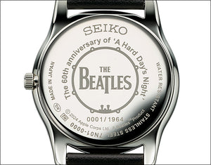 Seiko X THE BEATLES "A Hard Day's Night" 60th Anniversary Collaboration Limited Edition Quartz Chronograph Caseback www.watchoutz.com