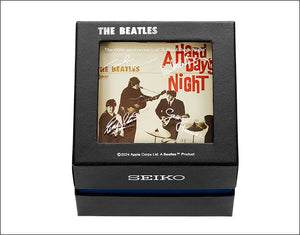 Seiko X THE BEATLES "A Hard Day's Night" 60th Anniversary Collaboration Limited Edition Quartz Chronograph Special Box www.watchoutz.com