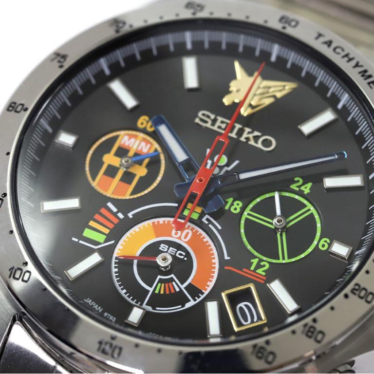 Seiko X Cyber Formula GPX Asurada GSX Collaboration Quartz Chronograph JDM  SZSJ018