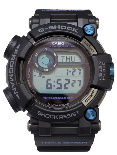 Casio G Shock Frogman Multi Band 6 Solar Blue GWF D1000B 1 GWF D1000B 1JF WATCH OUTZ