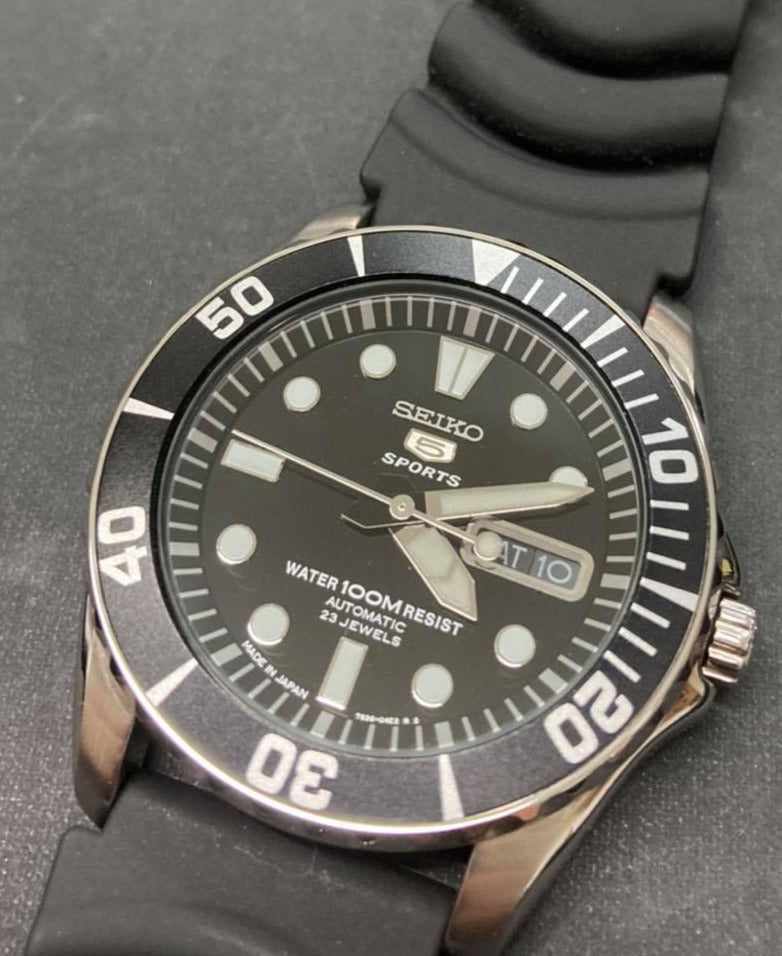Seiko Sports Mechanical Automatic Scuba Diver JDM Black SNZF17J2