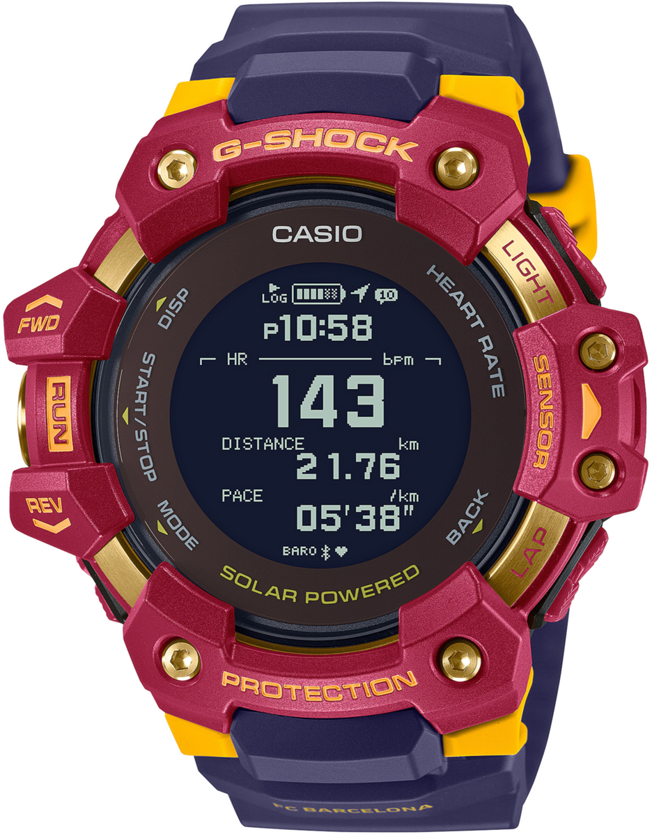 Casio G-Shock G-Squad X FC Barcelona 2022 Collaboration GBD