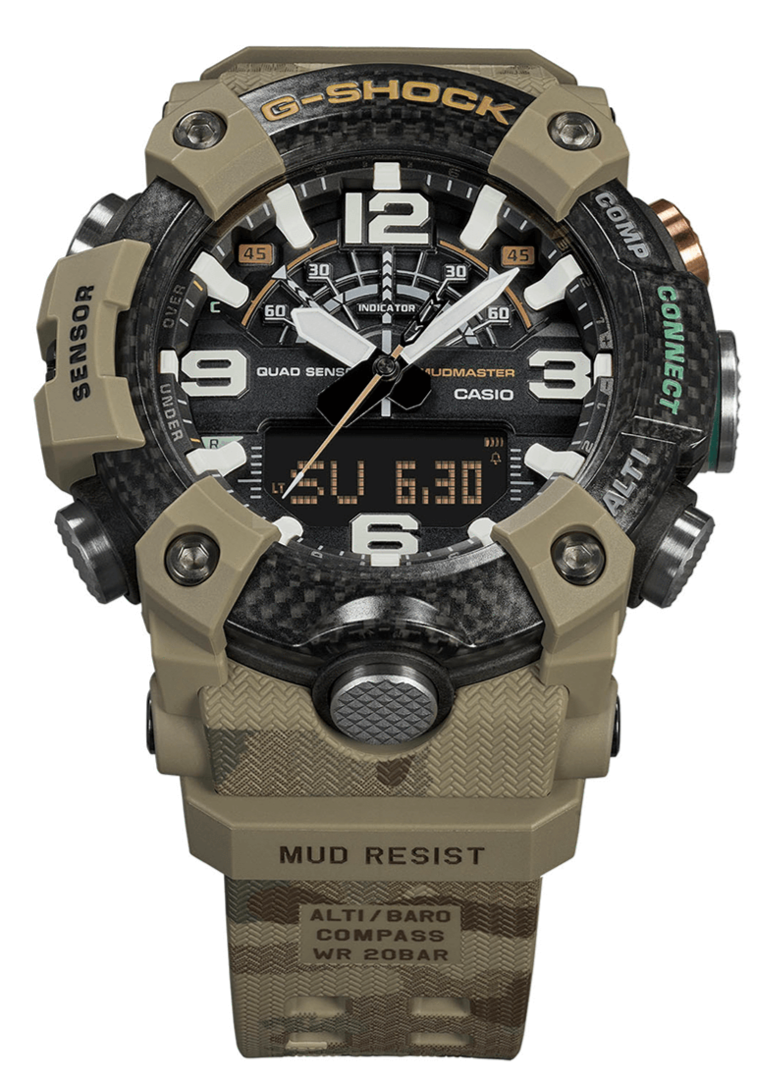 Flourish sengetøj Gå forud Casio G-Shock British Army Master of G Mudmaster Camo GG-B100BA-1A – WATCH  OUTZ