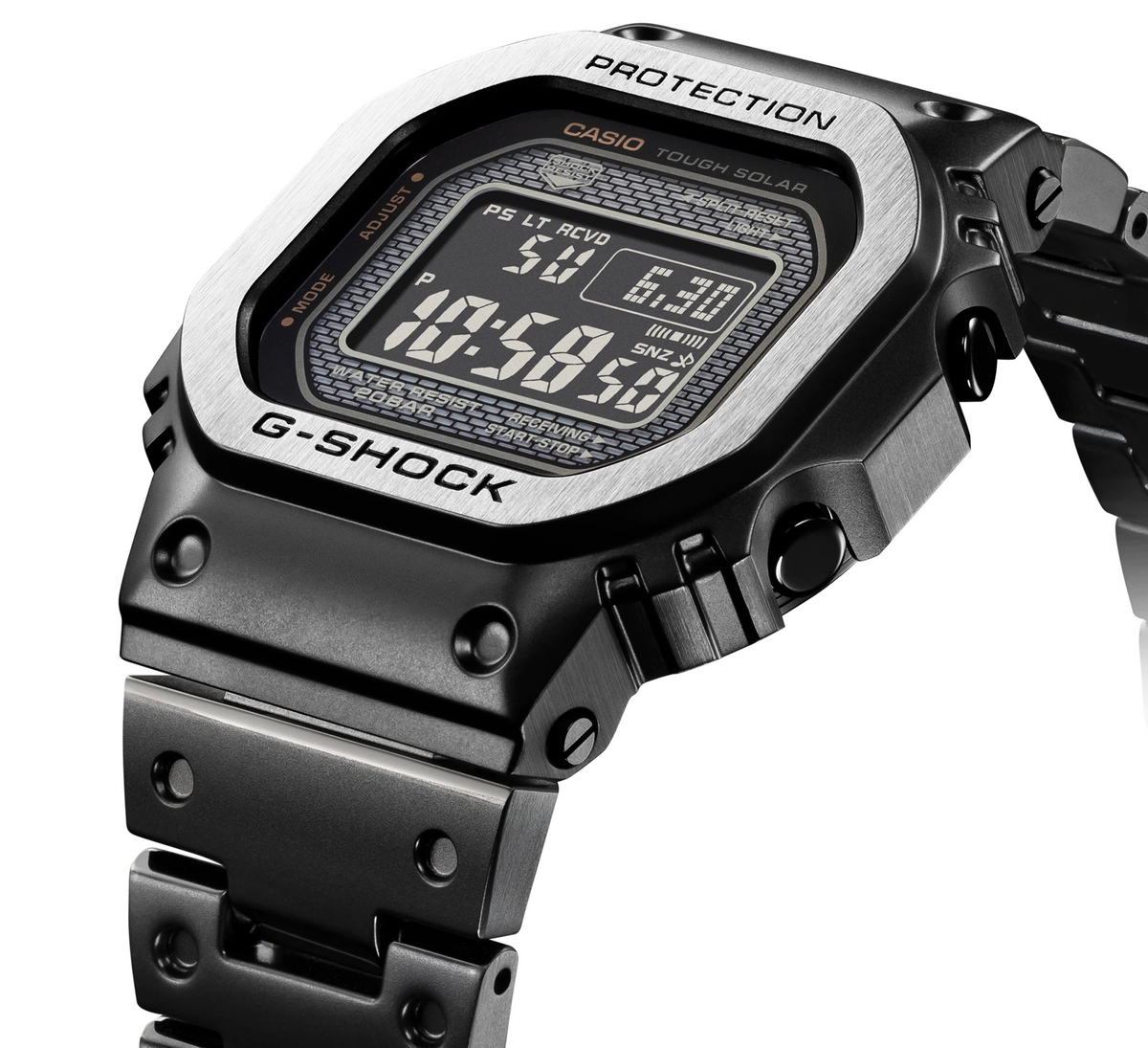 Casio G-Shock Full Metal Square Face New Matt-Black GMW-B5000MB-1 Casio G-Shock Full Metal Square Face New Matt-Black GMW-B5000MB-1