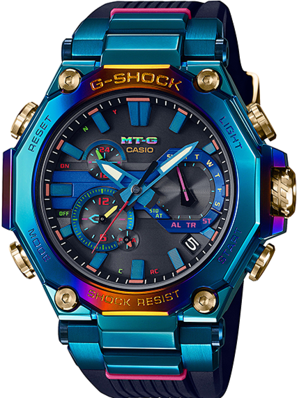 新品 37400円 LCW-M600D-2AJF GSHOCK プロトレック Casio G-Shock MTG Solar Rainbow Blue Phoenix Special MTGB2000PH-2A