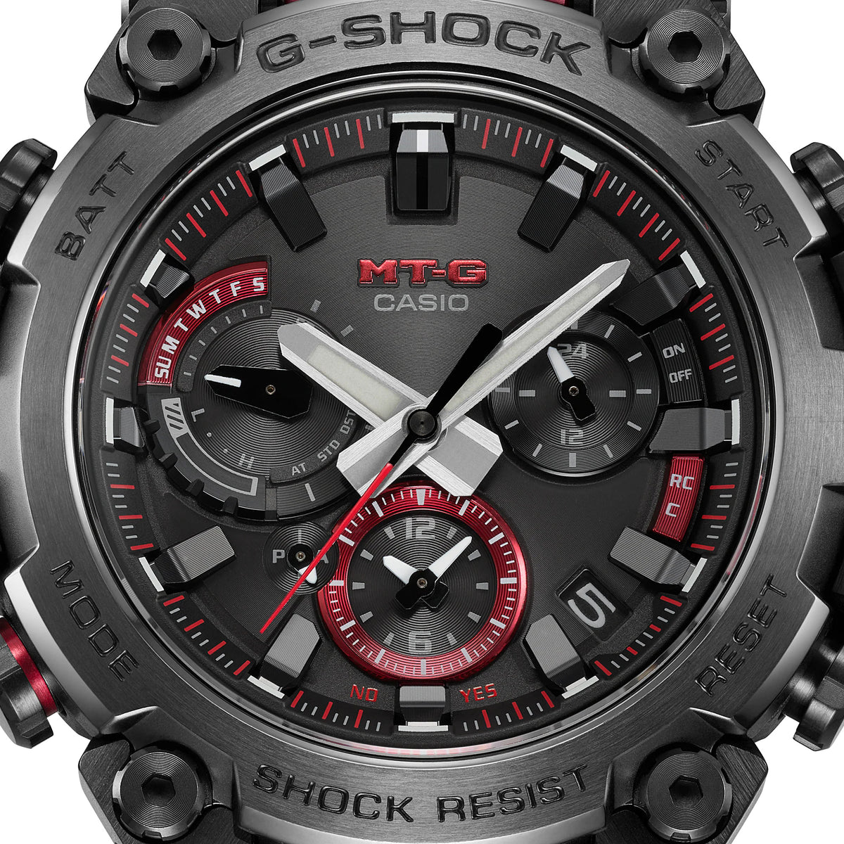Casio G-Shock MT-G Tough Solar Smartphone Link Blk-Red MTG 
