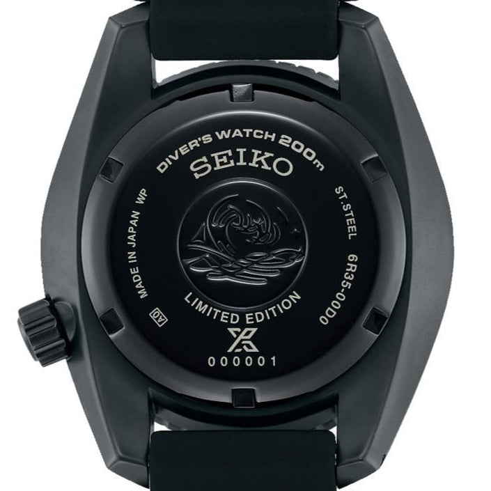 Seiko Ninja Turtle Limited Edition Seiko Black Turtle Srpc49k1