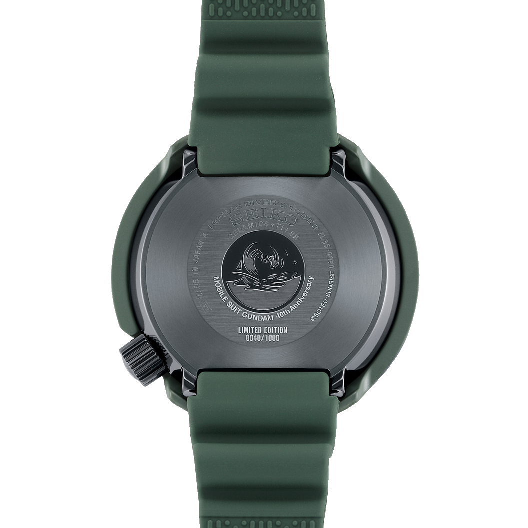 Seiko Prospex SLA029 SBDX027 Gundam 40th Anniversary Zaku II Tuna Automatic Diver WATCH OUTZ