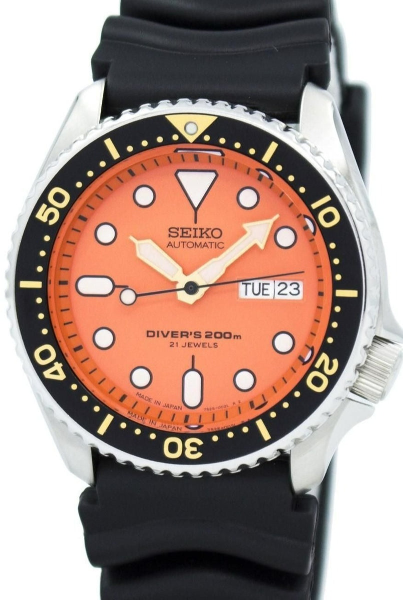 Seiko 5 Sports SKX011 Orange Dial Diver – Discontinued JDM Classic