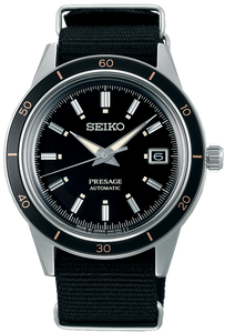 Seiko Presage 2021 Style60's Series Automatic Black SRPG09J1 www.watchoutz.com