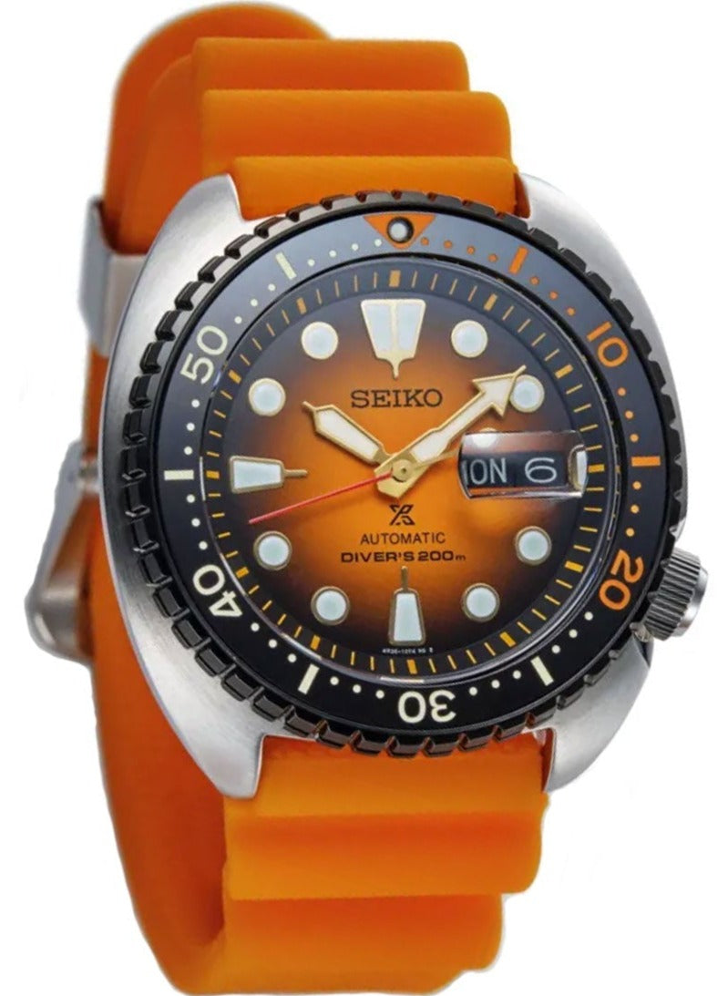 Seiko prospex orange turtle deals
