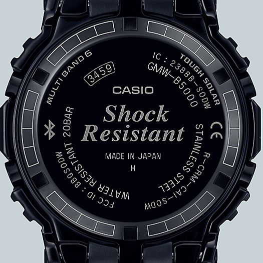 Casio G-shock Full Metal Square Face Cyber Grid Design GMW-B5000CS