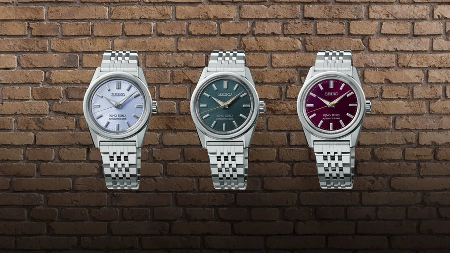 King Seiko Unveils Elegant Models with a Compact 36.1mm Case Diameter and Stunning Dials SDKS027, SDKS029, SDKS031