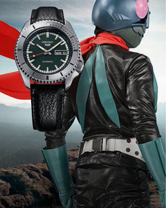 Introducing the Seiko 5 Sports 55th anniversary Masked Rider Limited Edition SRPJ91 www.watchoutz.com