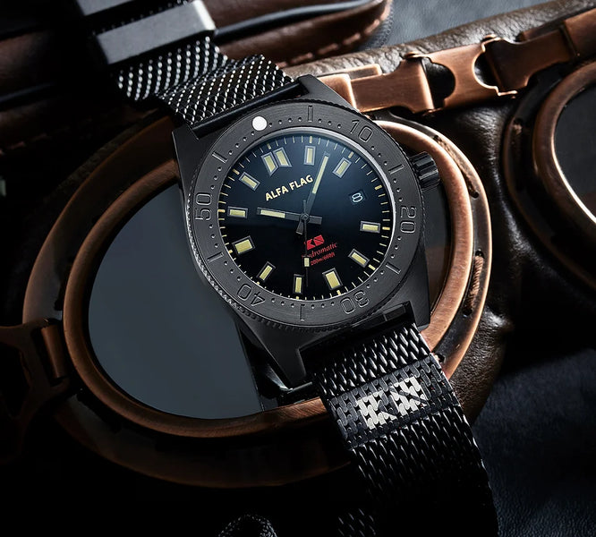 Alfa Flag Hydromatic Diver 200m - Experience the Vintage Dive Watch Charm