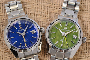 The Grand Seiko GMT Peacock SBGJ261 and the Grand Seiko Green Bamboo SBGJ259 Review www.watchoutz.com