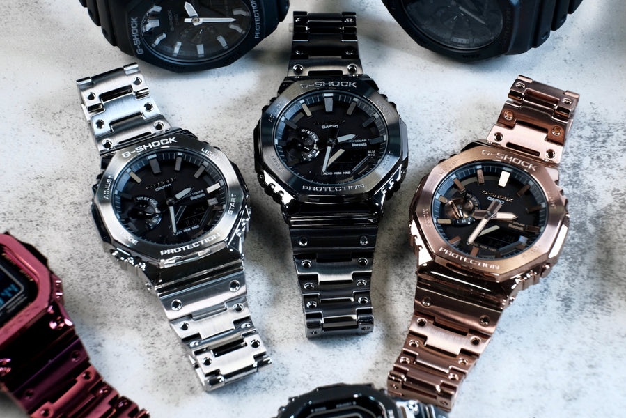 The Casio 'CasiOak' Full Metal G-Shock GM-B2100 series has arrived