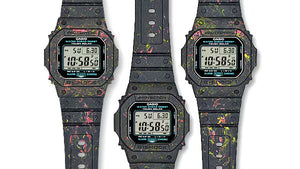 Celebrating G-Shock's Birthday with the Solar-powered G-5600BG-1 Made from Recycled Resin WatchOutz.com