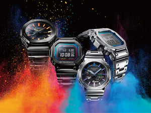 Introducing the All-New G-SHOCK Full Metal Gradation Series: GMW-B5000PC, GMW-B5000BPC, GM-B2100PC, GM-B2100BPC WatchOutz.com