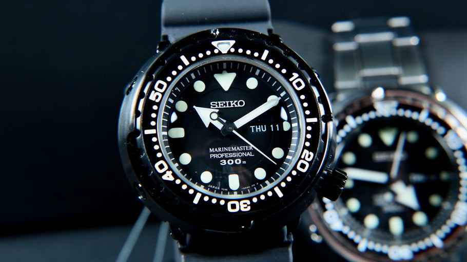 Rare and discontinued "Modern Classic" Seiko Prospex Tuna SBBN031 and SBBN035 @ Watch Outz.