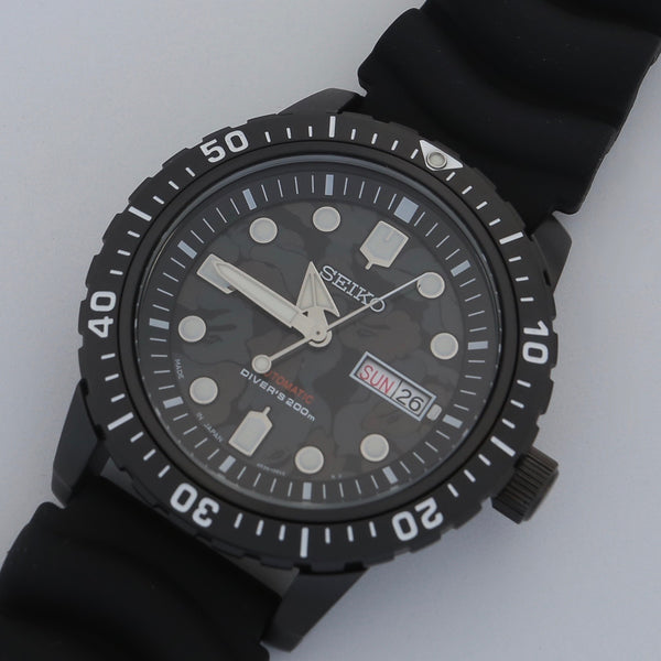 New Arrival Showcase : SZEL004 Seiko X Bape Japan Limited Edition Mechanical Divers Watch