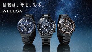 CITIZEN ATESSA Flagship Model Shines in New Colors with Sapphire Bezel - CC4074-61W, CC4059-64L & CC4055-65E