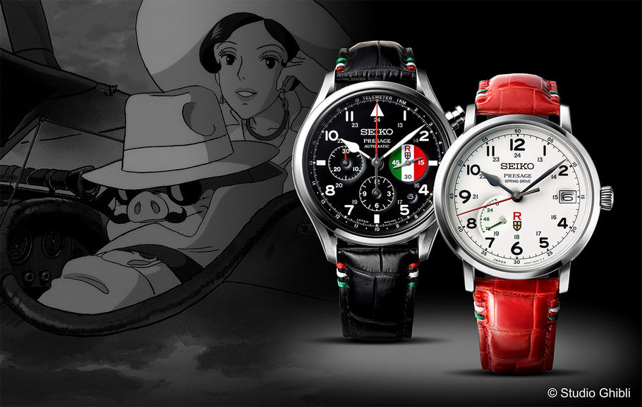 Seiko Presage Studio Ghibli Porco Rosso Collaboration Limited Editions