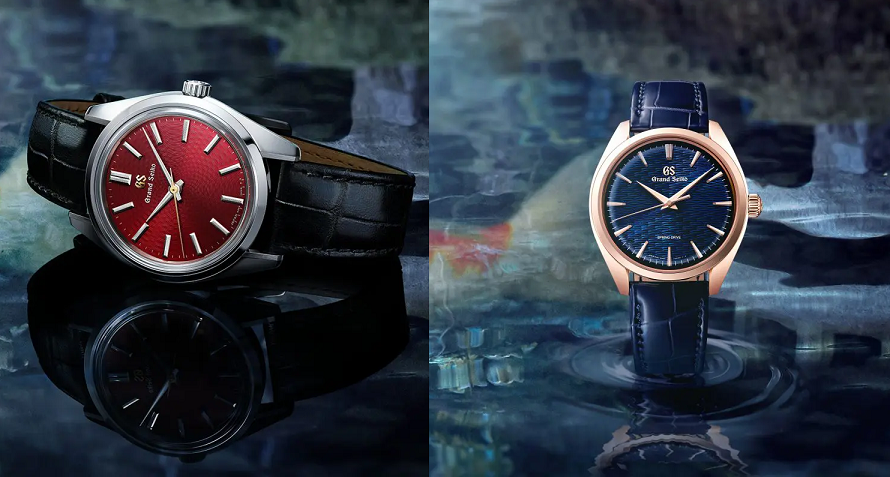 Grand Seiko SBGW321 / SBGY040: “Nishikigoi and Pond Garden”