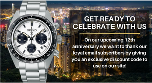 Get ready to celebrate with us, is Watch Outz 12th Anniversary!
