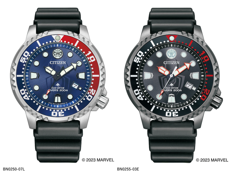 Introducing Citizen "Promaster": A Limited Marvel Collection Inspired by Spider-Man - BN0250-07L & BN0255-03E