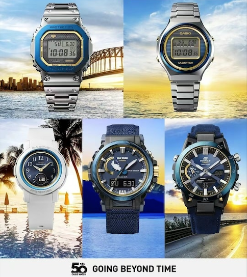 Casio's 50th Anniversary Design Photos Leak! Get Ready for an Exciting Blue Accent Series