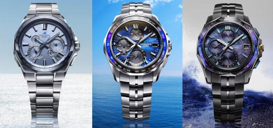 Casio Recent Launch of 3 Limited-Edition Oceanus Models: OCW-S7000BV, OCW-T6000BV & OCW-S6000BV