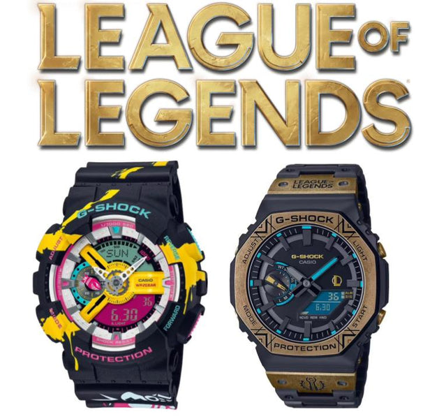 G-SHOCK x League of Legends: A Legendary Collaboration Unveiled GA-110LL-1AJR and GM-B2100LL-1AJR